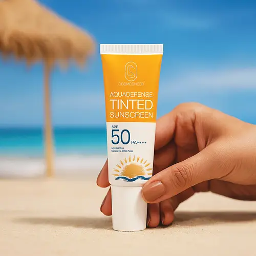 Cosmosheer Aquadefense Tinted Sunscreen SPF 50 PA ++++