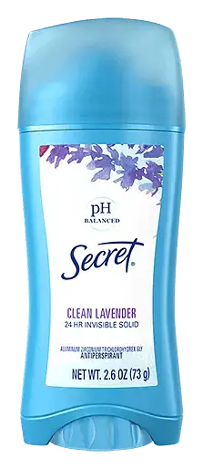 Secret Original Invisible Solid Deodorant Clean Lavender