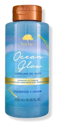 Tree Hut Sparkling Gel Wash Ocean Glow