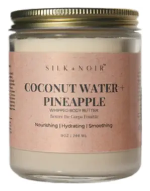 Silk + Noir Coconut Water + Pineapple Whipped Body Butter