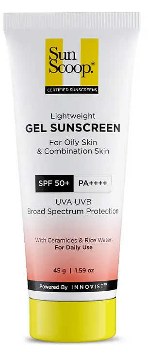 Sunscoop Lightweight Gel Sunscreen For Oily & Combination Skin SPF 50+