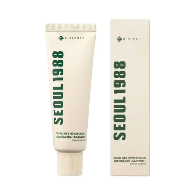 K-Secret Seoul 1988 Repair Cream: Niacica 20% + Mugwort