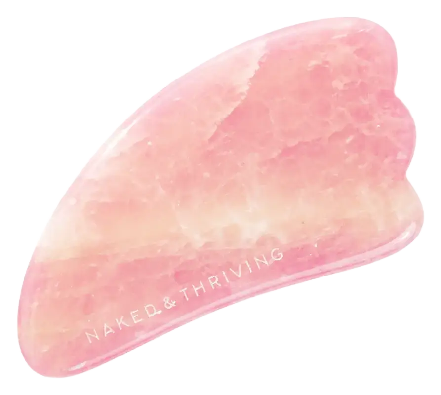 Naked & Thriving Pink Quartz Gua Sha