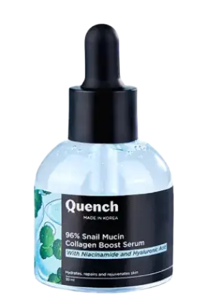 Quench Botanics 96% Snail Mucin Collagen Boost Serum