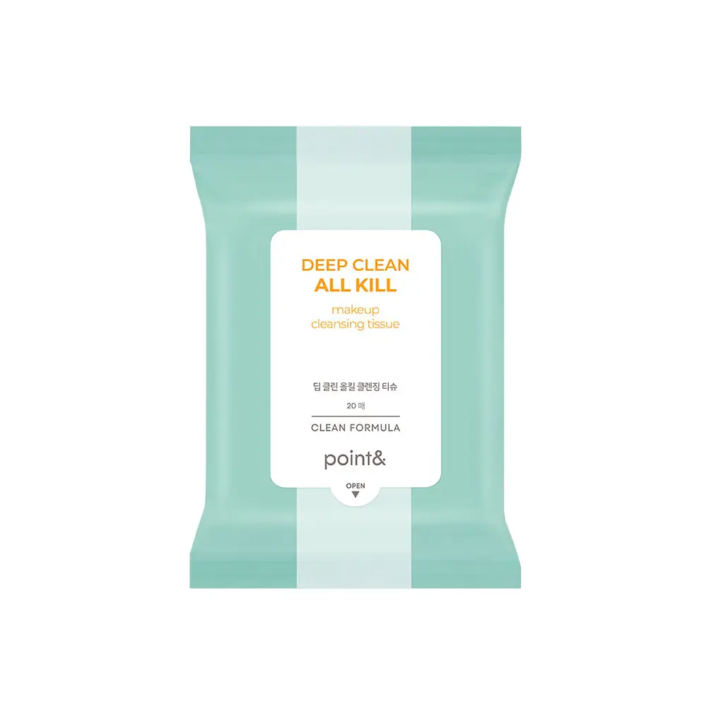 Point& Deep Clean All Kill Makeup Cleansing Tissue