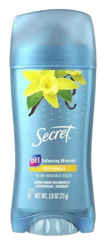 Secret Invisible Solid Antiperspirant Deodorant Cozy Vanilla