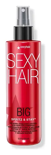SexyHair Big Spritz & Stay Intense Hold, Fast Drying Non-Aerosol Hairspray