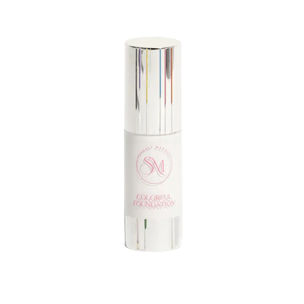 Sunset Makeup Colorful Foundation White