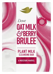 Dove Oat Milk & Berry Brulee Plant Milk Cleansing Bar