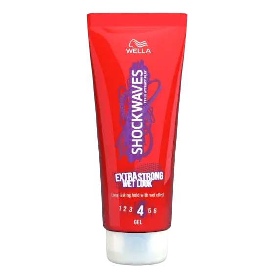 Wella Shockwaves Extra Strong Wet Look Gel