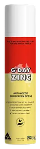 G'Day Zinc Anti-Mozzie Sunscreen SPF 50