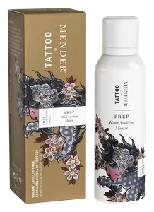 Tattoo Mender Prep: Hand Sanitizer Mousse