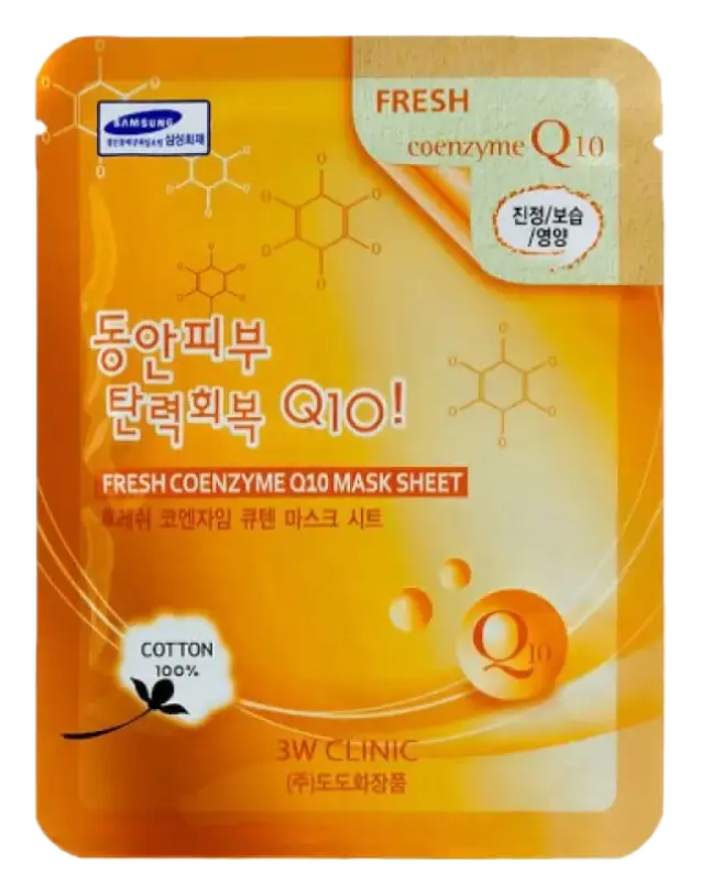 3W Clinic Fresh Mask Sheet Coenzyme Q10