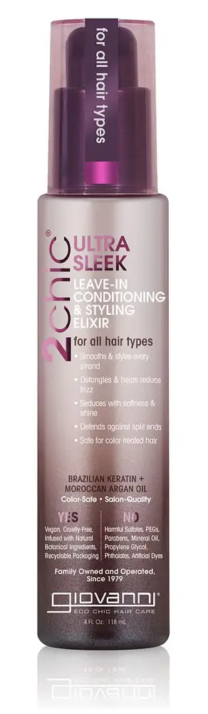 Giovanni 2Chic Ultra Sleek Leave-In Conditioning & Styling Elixir