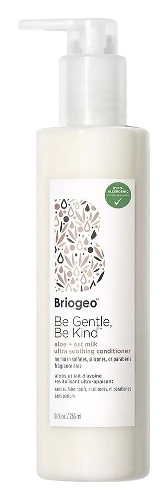 BrioGeo Be Gentle, Be Kind Aloe + Oat Milk Ultra Soothing Fragrance-free Hypoallergenic Conditioner