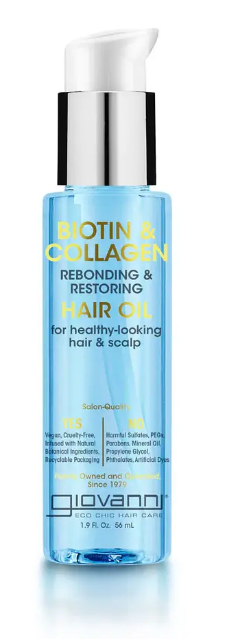 Giovanni Biotin & Collagen Rebonding & Restoring Hair Oil