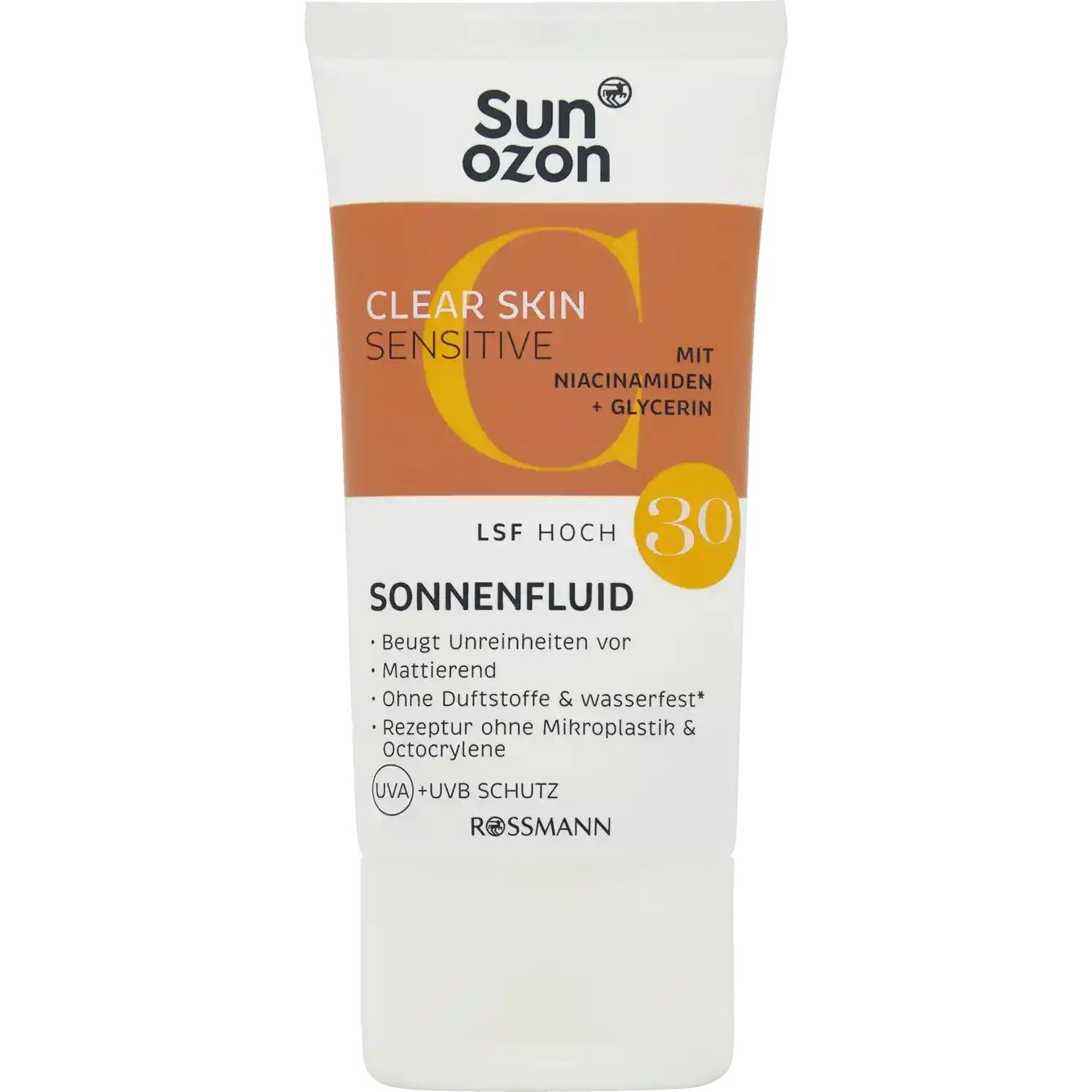 Sunozon Clear Skin Sensitive Sonnenfluid SPF 30