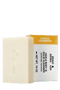 Bravo Sierra Hair & Body Solid Cleanser Citrus & Cedarwood