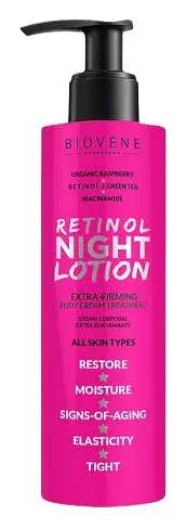 Biovène Barcelona Retinol Night Lotion Extra-Firming Body Cream Treatment