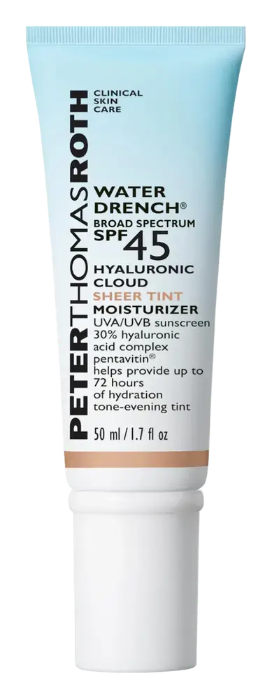 Peter Thomas Roth Water Drench Broad Spectrum SPF 45 Hyaluronic Cloud Sheer Tint Moisturizer
