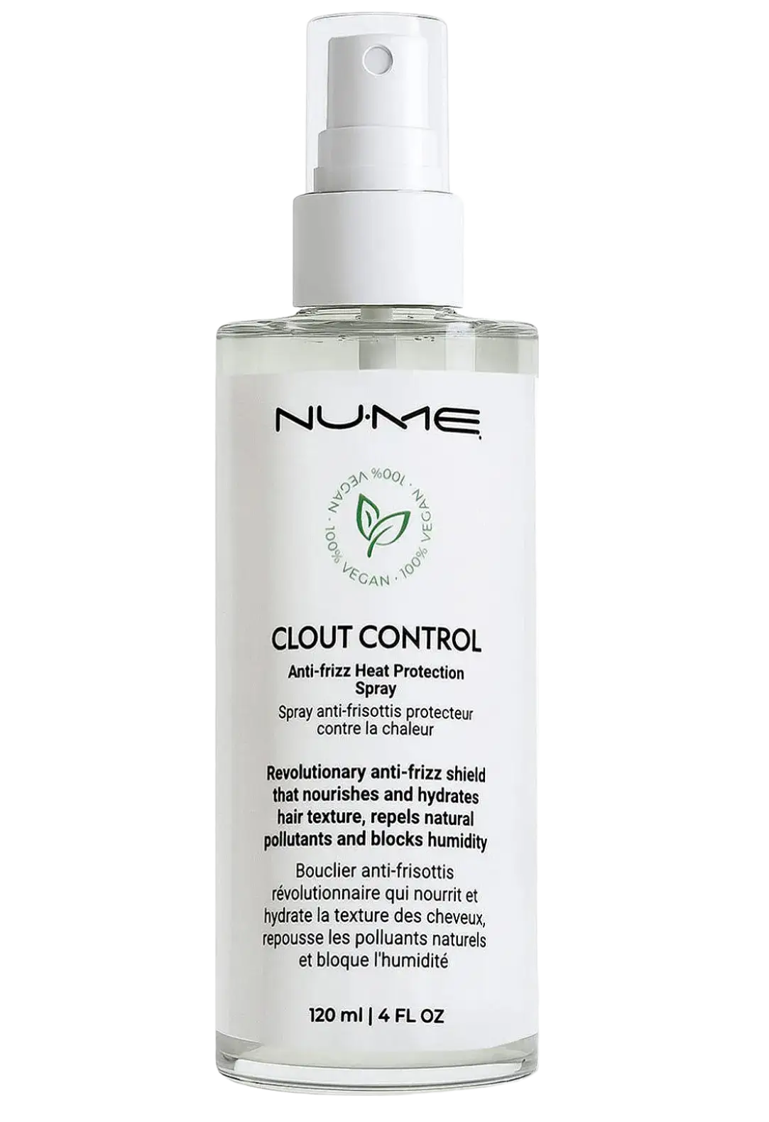 NUME Clout Control Anti-Frizz Heat Protection Spray