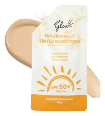 Hello Glow Niacinamide Tinted Sunscreen SPF 50+