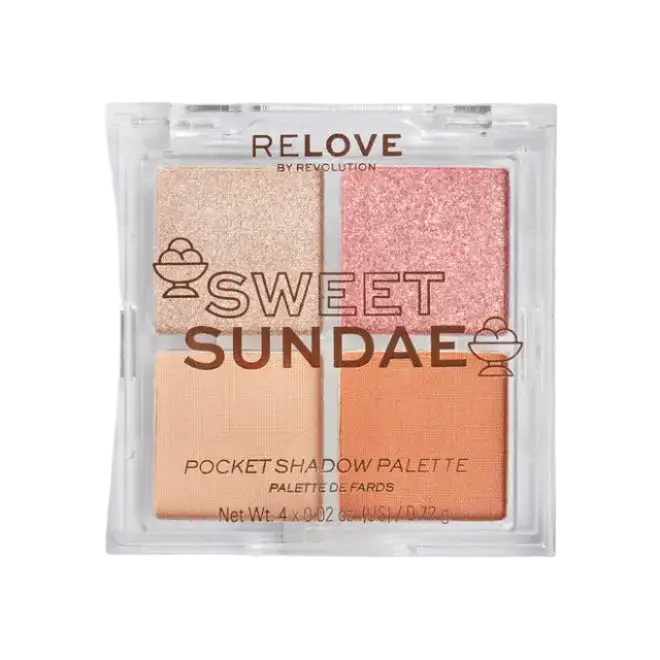 Revolution Beauty Relove Pocket Eyeshadow Palette Sweet Sundae