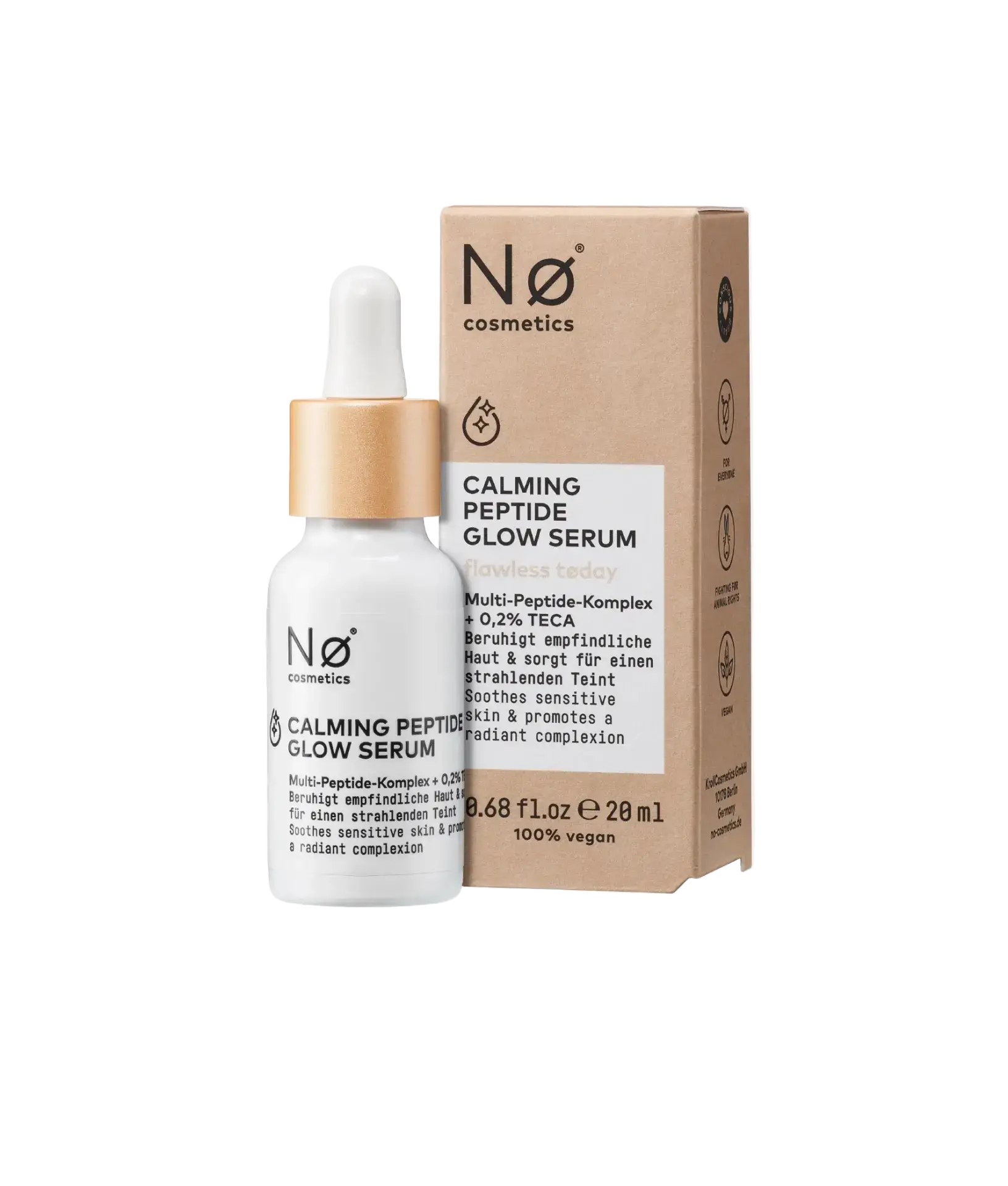 Nø Cosmetics Calming Peptide Glow Serum