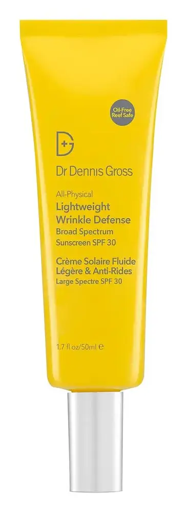 Dr. Dennis Gross Skincare All-Physical Lightweight Wrinkle Defense Broad Spectrum Sunscreen SPF 30