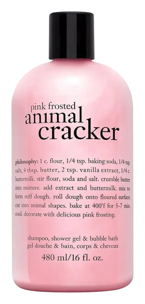 Philosophy 3-in-1 Bath & Shower Gel Pink Frosted Animal Cracker