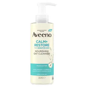 Aveeno Calm + Restore  Nourishing Oat Cleanser For Sensitive Skin Australia