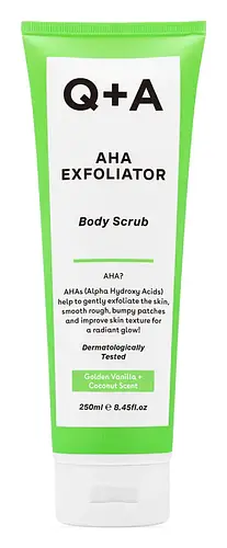 Q + A AHA Exfoliator Body Scrub