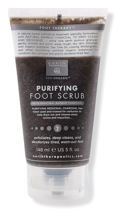 Earth Therapeutics Charcoal Purifying Foot Scrub