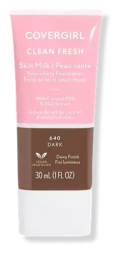 Covergirl Clean Fresh Skin Milk Foundation 640 Dark