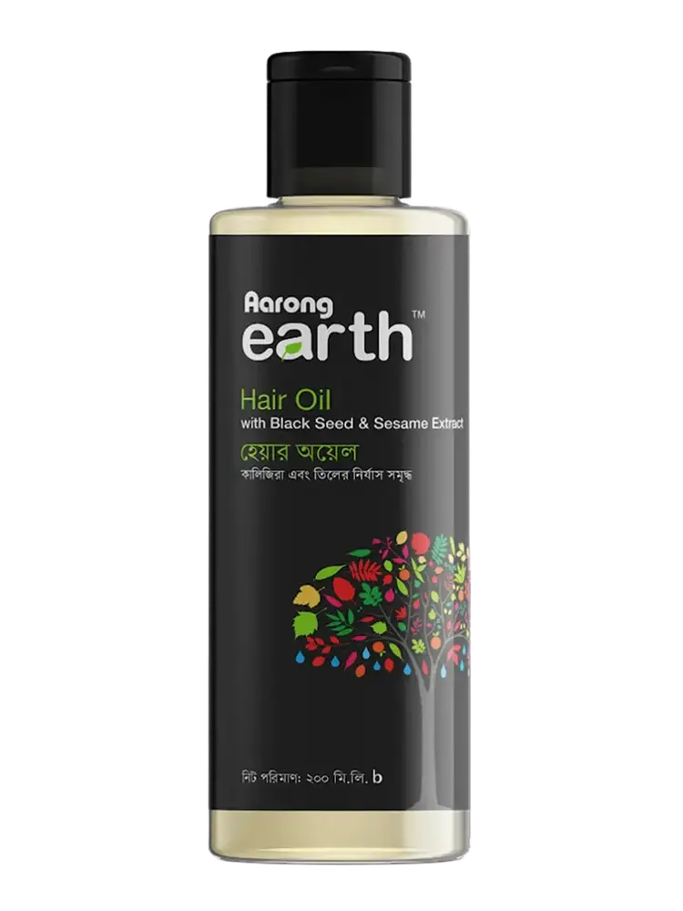 Aarong Earth Hair Oil With Black Seed & Sesame Extract