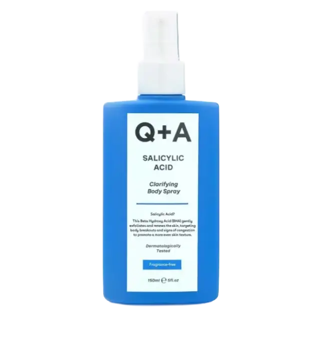 Q + A Salicylic Acid Clarifying Body Spray