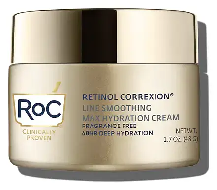 RoC Retinol Correxion Line Smoothing Max Hydration Cream Fragrance Free