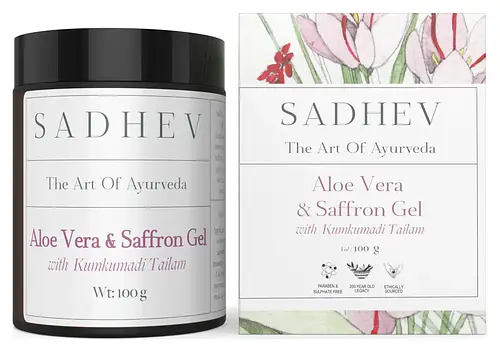 Sadhev Aloe Vera And Saffron Gel With Kumkumadi Tailam
