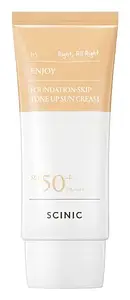 SCINIC Enjoy Foundation-Skip Tone Up Sun Cream SPF50+ PA++++