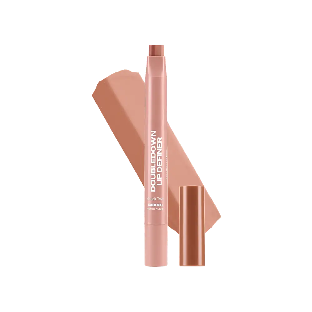 Sacheu Beauty DoubleDown Lip Definer 02 Quick Text