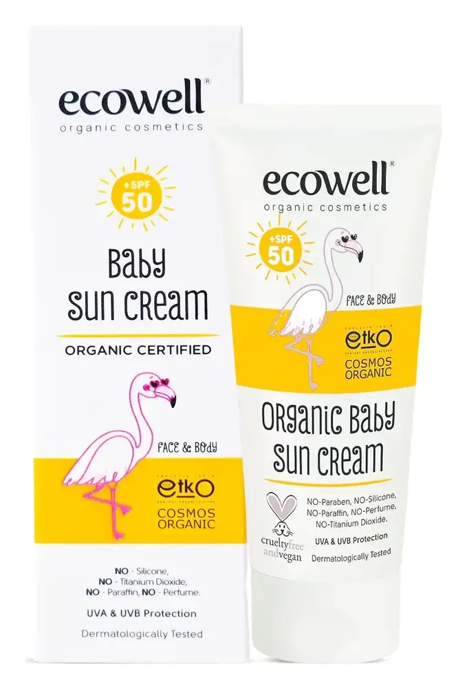 Ecowell Organic Baby Sun Cream SPF50