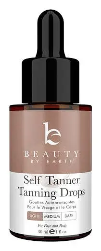 Beauty by Earth Self Tanner Drops Light