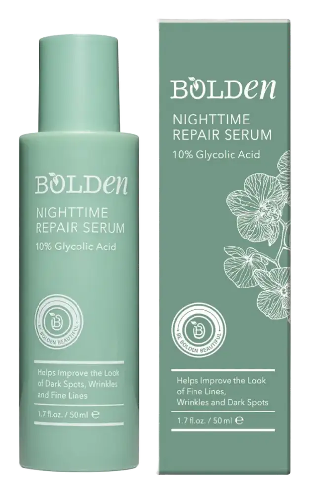 Bolden Nightime Repair Serum With 10% Glycolic Acid