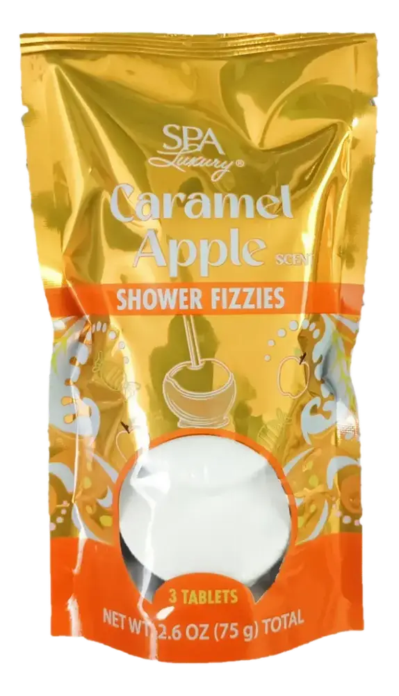 Spa Luxury Shower Fizzies Caramel Apple