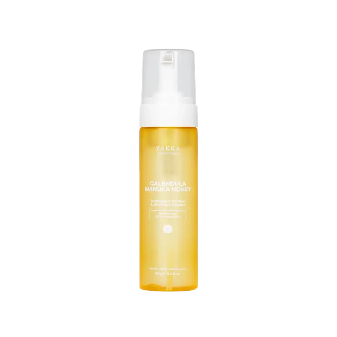 Zakka Naturals Calendula Manuka Honey Hydrating & Calming Amino Foam Cleanser