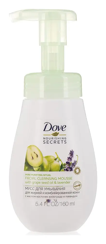 Dove Facial Cleansing Mousse Grapeseed Oil & Lavender