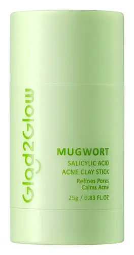 Glad2Glow Mugwort Salicylic Acid Acne Clay Stick
