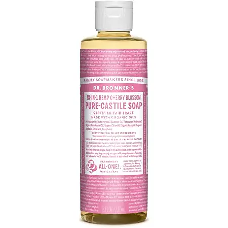 Dr. Bronner's Pure-Castile Liquid Soap Cherry Blossom