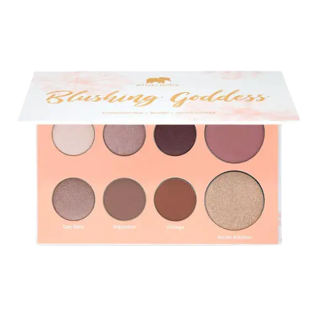 Ella + Mila Eyeshadows + Blush + Highlighter Palette Blushing Goddess