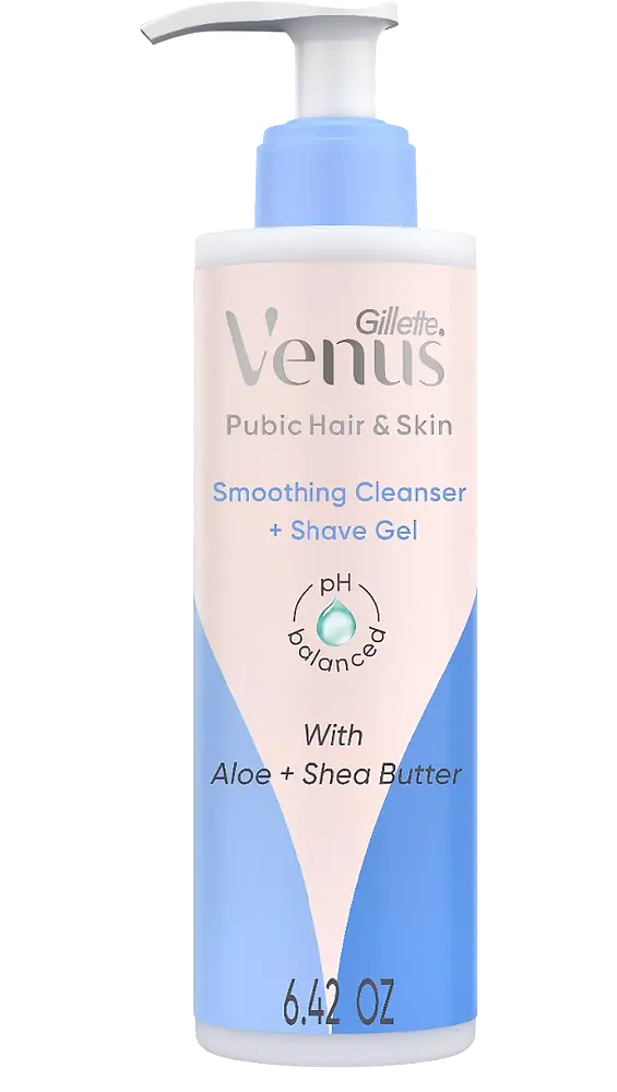Gillette Venus Pubic Hair & Skin Smoothing Cleanser + Shave Gel